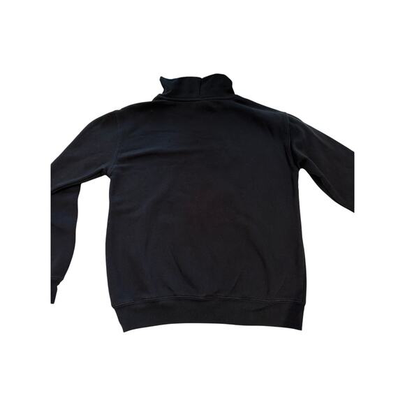 Peanuts Snoopy Hoodie Black XS Embroidered Crochet Pullover Sweatshirt Pocket - Picture 3 of 6